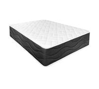 Somnia Descanso Bombay Matelas viscoélastique réversible, Ergonomique, Confort et dureté optimaux, épaisseur 30 cm, Anti-acariens, Anti-bactéries et hypoallergénique, 135 x 200 cm