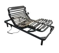 Somnia Descanso Lit électrique articulé renforcé multizone Pro 5 Plans, suspensions Hytrel, fiabilité et robustesse, Moteur Allemand, Acier, Gris, 90 x 190