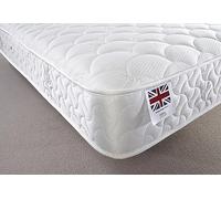 Somnior Beds Bed Centre Matelas orthopédique matelassé à Ressorts en Mousse Visco-élastique Taille S