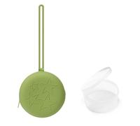 Somniumnight Étui pour tétine de taille adulte : grande taille support Paci Bag - Pochette en silicone portable - Étui transparent pour téton vert