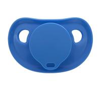 Somniumnight Sucette Tétine Adulte en Silicone: Transparent à Coque Large | Format Plus Large pour Soulager l’Anxiété et le Stress - Grande Tétine Remontée à Faire Soi-Même pour l’Autisme Bleu