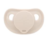 Somniumnight Sucette Tétine Adulte en Silicone: Transparent à Coque Large | Format Plus Large pour Soulager l’Anxiété et le Stress - Grande Tétine Remontée à Faire Soi-Même pour l’Autisme Ivoire