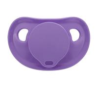 Somniumnight Sucette Tétine Adulte en Silicone: Transparent à Coque Large | Format Plus Large pour Soulager l’Anxiété et le Stress - Grande Tétine Remontée à Faire Soi-Même pour l’Autisme Violet