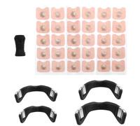Somoke Kit de démarrage de bande nasale 15 points pour stimuler l'apport d'oxygène et réduire les ronflements et améliorer la qualité du sommeil Noir