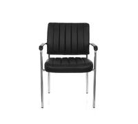 Chaise de conférence / chaise visiteur / chaise SOMOS V PU noir