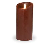 Sompex Flame Led Elektrische Kerze Wachs Fernbedienbar mit Timer 8x18cm Bordeaux