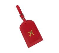 Somptuousness Relieved Étui pour documents de voyage avec fente d'identité fidèle substance PU fine pour voyageurs fréquents Accessoires de voyage Porte-passeport Scratch, Rouge, One Size