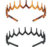 Somstyle 2x serre-tête - bandeau femme - accessoires cheveux - noir & marron