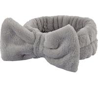 Somstyle Bandeau avec noeud - Bandeau élastique - Serre-tête - Gris