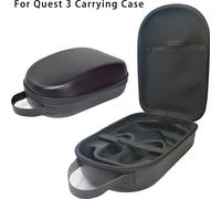 Somstyle Etui de rangement Pour Lunettes Meta Quest 3 VR - Etui rigide - Sac de rangement Pour Casque & Accessoires - Noir