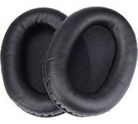 Somstyle Luxe Coussinets Pour Casque HyperX Cloud Mix/Pro/Flight/Stinger/Chat - 2 pièces - Mousse Douce - Cuir Protéiné - Noir