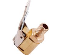 Somstyle Pompe à valve pour pneus de voiture - 8 mm - Connecteur à clip - Accessoires pour voiture - Or / Argent