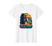Son Amour n'a jamais vacillé T-Shirt Graphique avec Valeur, Femme, Blanc, S