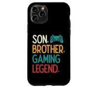 Son Brother Gaming Legend Retro Gamer Garçons Enfants Jeunes Hommes Coque pour iPhone 11 Pro