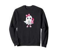 Son Combat est Mon Combat Contre Le Cancer du Sein fantôme Sweatshirt