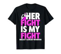 Son Combat est Mon Combat Contre Le Cancer du Sein T-Shirt