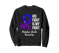 Son Combat est Mon Combat : Sensibilisation à l'AVC chez Les Enfants Sweatshirt