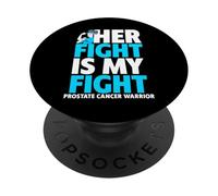 Son Combat est Mon Combat Sensibilisation au Cancer de la Prostate PopSockets PopGrip Adhésif