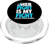 Son Combat est Mon Combat Sensibilisation au Cancer de la Prostate PopSockets PopGrip pour MagSafe