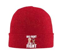 Son Combat Est Mon Combat : Sensibilisation Et Soutien À L’Autisme Homme Femme Skull Cap Confortable Bonnet De Trawler Épais Bonnets Tricoté pour Casque Moto Course À Pied Cyclisme