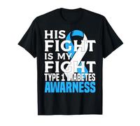 Son Dad T1D Diabetic Type 1 Sensibilisation au diabète Drôle T-Shirt