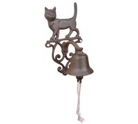 Son Doux, Design Ludique : Cloche De Porte En Fonte Avec Motif De Chat