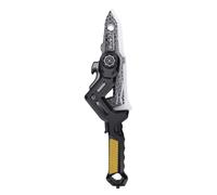 Son Dynamique LED Brillant épée Hache Transformant Jouet Rechargeable pour Les Enfants Encourageant Le Jeu Créatif 27x34 Cm (Gold)
