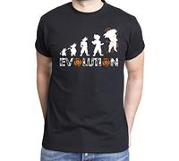Son Goku Evolution T-Shirt pour Homme Dragon Master Son Ball Vegeta Turtle Roshi DB, Farbe2:Schwarz;Größe2:S