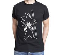 Son Goku T-Shirt pour Homme Goku Dragon Master Son Ball Vegeta Turtle Roshi DB, Farbe2:Schwarz;Größe2:3XL