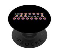 Son Im Crine Crying Icones Meme Text Social Media Art PopSockets PopGrip Adhésif