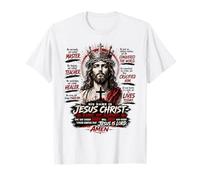 Son Nom est Jésus-Christ - Roi des Rois Design de Foi T-Shirt