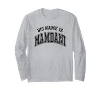 Son nom est Zohran Mamdani Meme New York Mayor Graphic Manche Longue