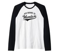 Son nom est Zohran Mamdani Meme New York Mayor Graphic Manche Raglan