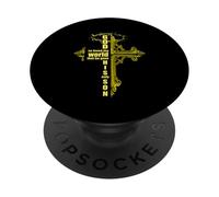 Son of God Jesus Christ Cross Christian 9 John 3 16 PopSockets PopGrip Adhésif