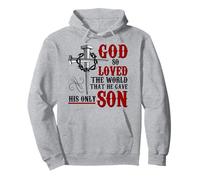 Son of God John 316 Croix chrétienne Bible Religieux Jésus Sweat à Capuche