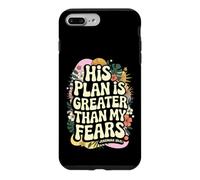 Son Plan est Plus Grand Que Mes peurs Jérémie 29:11 Christian Coque pour iPhone 7 Plus/8 Plus