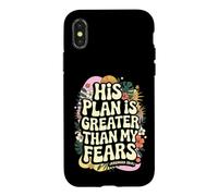 Son Plan est Plus Grand Que Mes peurs Jérémie 29:11 Christian Coque pour iPhone X/XS
