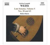 Son. Pour Luth Vol. 5 : Sonates Nos. 38 & 43, Tombeau De M. Le Baron D'hartig - Robert Barto, Luth Baroque