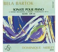 Son. Pour Piano, Suite Op.14, 3 Danses Roumaines, Elegies, Etc. Merlet, Piano