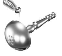Son urétral à perles portable - Dilatateur de pénis creux en acier inoxydable avec tige œil de cheval pour hommes. stimulation discrète de l’urètre & jouet d’expansion progressive (53.1 mm longueur)