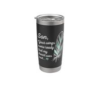 Son Wings Were Ready By My Heart Not Memorial Gobelet isotherme en acier inoxydable double paroi