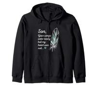 Son Wings Were Ready by My Heart Not Memorial Sweat à Capuche
