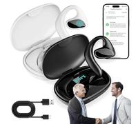 Sonabuds Translator, Sonabuds Ai Translation Earbuds Real Time, 144 Languages Two-Way Translator Bluetooth Headphones, Ipx5 Waterproof, Ultra Long Endurance, Ideal for Travel/Business/Leaning (C)