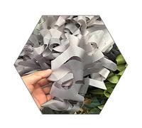 Sonakia Filet De Camouflage Renforcé Gris,Filet Militaire, Épaissir Filet De Camouflage en Tissu Oxford,pour Camping,Chasse,pergola,décoration,Filet D'ombrage De Crème Solaire,3x5m(9.8 * 16.4ft)