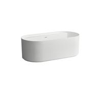 Sonar baignoire îlot en marbond percé 5 tr pr la robi 1600x815mm blanc - LAUFEN H2213420000361