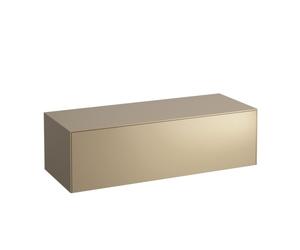 Sonar meuble sans découpe 1175 mm avec un tiroir doré (laqué) 1175x455x340 mm - LAUFEN H4054200340401