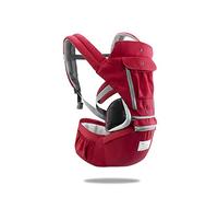 SONARIN 3 en 1 Multifonction porte-bébé Hipseat,Baby Carrier, Avant et arrière, 100% coton,Ergonomique,Taille Libre,Facile pour maman,100% GARANTIE et LIVRAISON GRATUITE, Idéal Cadeau(Rouge)