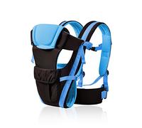 SONARIN All Season réglable 4 positions Poste de porte-bébé avec courroie variable et fond de panier amovible, ergonomique,taille libre,adapté à la croissance de votre enfant(Lac bleu)