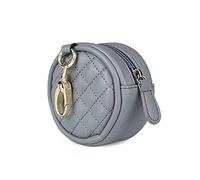 SONARIN Boîte à Tétine Bébé avec Fermoir pour Sac à Langer,Boîte à Sucette Portable Boîte de Rangement pour Tétine Porte-Sucette Boîte de Tétine en Cuir pour le Rangement de 2 Sucettes(Gris)