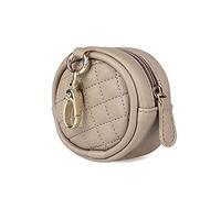 SONARIN Boîte à Tétine Bébé avec Fermoir pour Sac à Langer,Boîte à Sucette Portable Boîte de Rangement pour Tétine Porte-Sucette Boîte de Tétine en Cuir pour le Rangement de 2 Sucettes(Abricot)